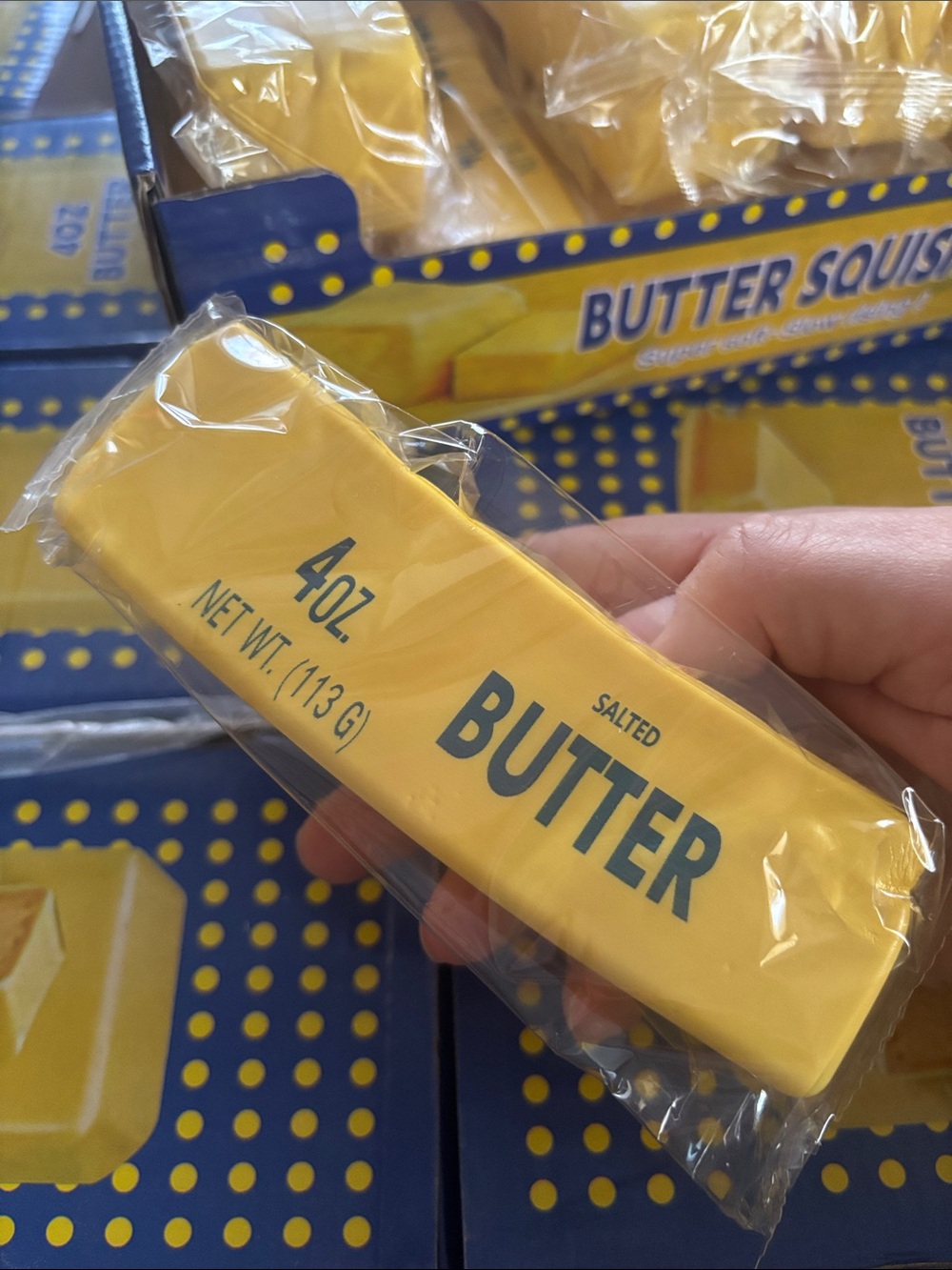 1 piece Butter Bar Squishy Toys – 4 oz Slow-Rising Soft Sensory Toys for Kids.
